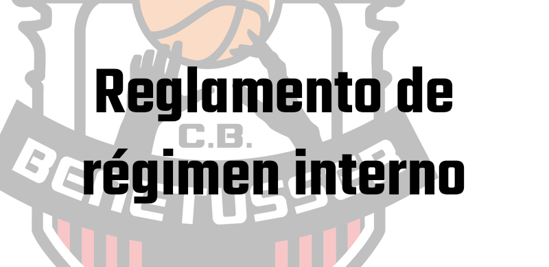 Reglamento de régimen interno