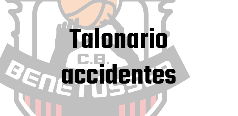 Talonario accidentes