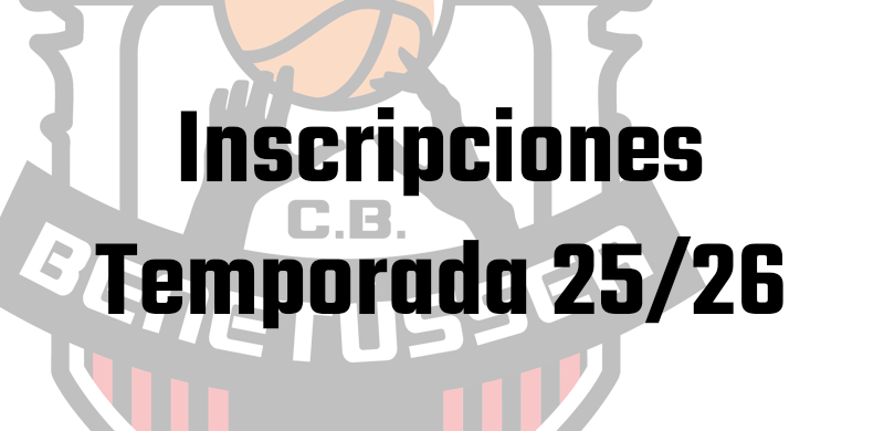 Inscripciones temporada 25-26
